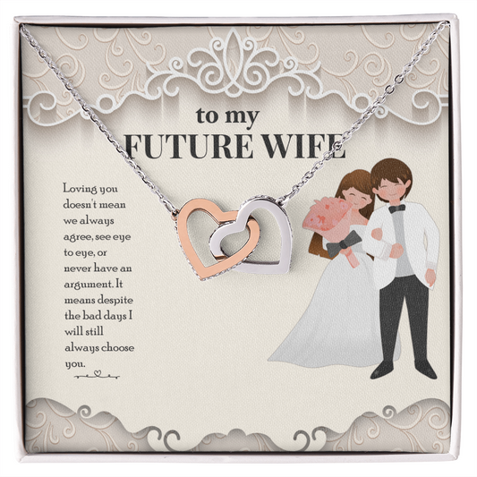 Gift From Hubby - Gift for Spouse - to My Wife Necklace From Husband - to My Soulmate Necklace for Women - Gift From Future Husband - Gift for Newly Married Couple