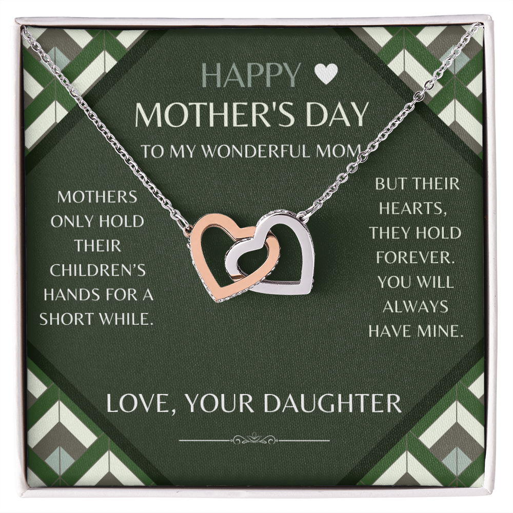 Mothers Day Present for Wonderful Mom, To My Wonderful Mother Mom Necklace Gifts Jewelry, Mother from Your Daughter, Son, Birthday Gifts for Mom, Jewelry for Mom, Mother's Day Gift, Gifts for Women