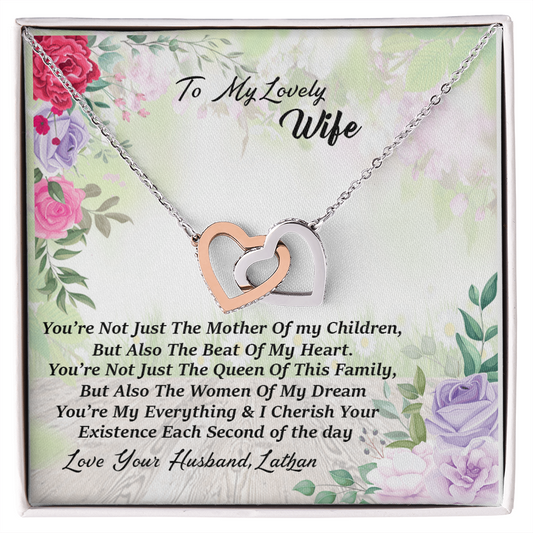 To My Love Wife Necklace - Love your husband lathan - Love Your Husband Lathan - Gift from Husband - Anniversary Gift for wife - Necklace for soulmate - Love knot
