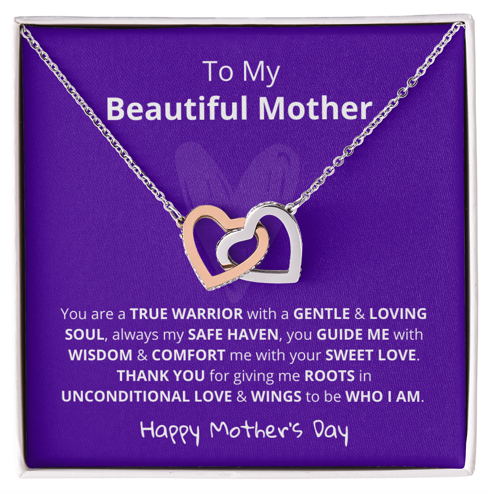 Happy Mother's Day Necklace – Best Gift for Mom, Elegant Jewelry for Mother, Keepsake Gift Idea for Mommy, Jewelry for Mom, Birthday Christmas Gifts With Heartfelt Message
