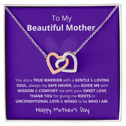 Happy Mother's Day Necklace – Best Gift for Mom, Elegant Jewelry for Mother, Keepsake Gift Idea for Mommy, Jewelry for Mom, Birthday Christmas Gifts With Heartfelt Message