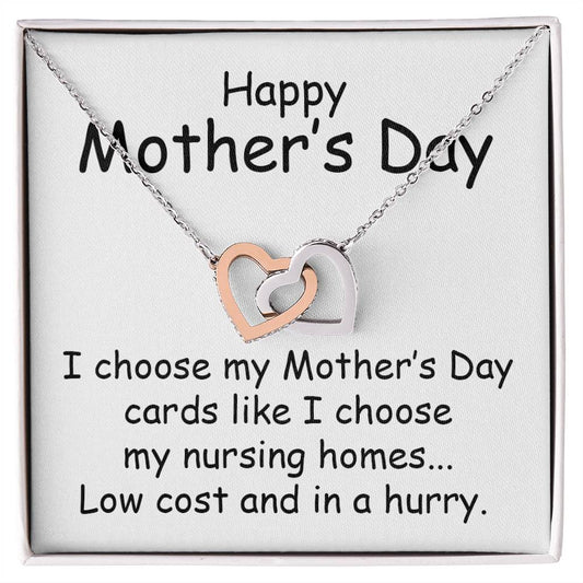 Mother's Day Gift Necklace for Her, Nurse Mom Jewelry, Gift from Son or Daughter, Doctor Luxury Necklace for Mother, Birthday Christmas Gifts With Heartfelt Message Hospital