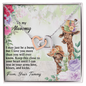 To My Mommy From Your Tummy Ryan Giraffe - Mother's Day Gift - To My Mom Necklace - Love Message Gift for Mother - Happy Mother's day