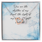 You Are The Rhythm Of My Heart - The Light Of My Soul - A Gift Of Life - Love Necklace for her - To My Queen - To My Wife Necklace Anniversary Gift For Wife