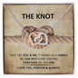 True Lover's Knot Necklace - I Love You Forever & Always -  I Love You Forever & Always - - A necklace that connect both - Couple Best Gift - Wadding Gift for her - To My Wife Necklace From Husband - To My Soulmate Necklace For Women