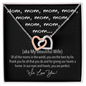 To My Wife Necklace  - Valentines Day Gifts For Wife -  Wife Birthday Gift - Anniversary Gift For Wife - Gift For Her - Handmade Jewelry - Valentine's day gift ,Gift for her him ,Anniversary gift for soulmate