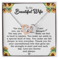 Gift For Wife - Unconditional Love - Love Knot - Love design lockets  for wifey - Love lock Design Neckless for Girlfriends - Sweet lockets - Gift for wifey - Diamond Neckless - Lovely wife Gift