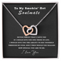 My Soulmate - I Love You - Necklace -  Anniversary Gift for Wife From Husband - Gift for My Wife - Romantic Wife Gift - Wife Birthday Surprise - to My Wife Necklace -  Romantic Gift for Wife