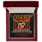 To My Wife Necklace - Valentines Day Gifts for Wife - Rockin' Mom You're the Best Damn Woman That I've Ever Seen - Happy Mother's Day - Gift for My Wife - Romantic Wife Gift - Mother's Day Gift