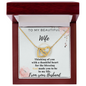 To My Wife Necklace With Message Card - wife gift from husband future husband - Couple Necklace Set - Friendship Necklaces - Handmade Necklace design for wife - Love Desing for soulmate