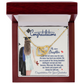 Congratulations My Dear Daughter, Graduation Interlocking Hearts Necklace Senior College Graduation Gifts for Her 2025 Women Friends Daughter Sister, Graduation Necklace for 5th Fifth 8th 6th College Law Middle High S Master Degree Nurse Phd Jewelry Gifts