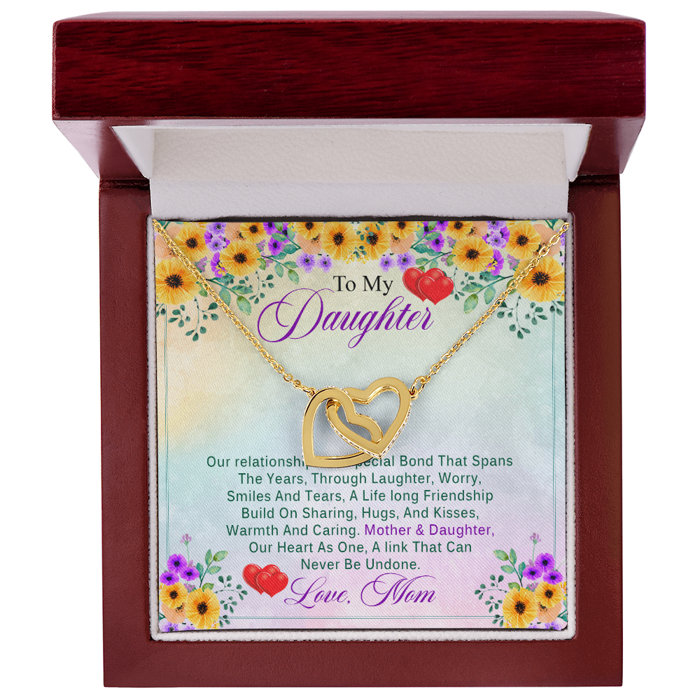 To My Daughter Necklace, Daughter Gifts From Mom, Gifts For Daughter From Mommy, Daughter Pendant Necklaces, Daughter Jewelry From Mama, Daughter Necklace Birthday Christmas Gifts