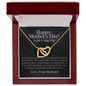Romantic Wife Gift - Wife Birthday Surprise - Golden colour Neckless for Beloved wife - Pretty Neckless Gift for wifey - Mother's Day Gift from Husband