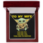YODA ONE - MY WIFE - ELEGANT NECKLACE - To My Wife Yoda One I Met - Necklace for soulmate -  Love Design Necklace for her - Birthday Gift - Anniversary Gift