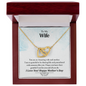 To My Wife, Your An Amazing Wife And Mother Never-Ending Love Necklace - To My Wife Necklace Anniversary Gift For Wife - To My Queen - Birthday Gift For Wife - Gift For Wife - Necklace For Wife