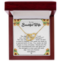 Gift For Wife - Unconditional Love - Love Knot - Love design lockets  for wifey - Love lock Design Neckless for Girlfriends - Sweet lockets - Gift for wifey - Diamond Neckless - Lovely wife Gift