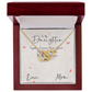 To My Daughter Necklace From Mom With Heartfelt Message & Elegant Box, Valentines Day Gifts For Daughter From Mother, Jewelry Gift From Mommy On Birthday, Graduation & Christmas Gifts Idea