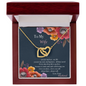 To My Wife - Necklace Gift Set - Couple Necklace Set - Friendship Necklaces -  Anniversary Gift For Wife - To My Wife Necklace With Message Card - Romantic Wife Gift