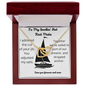 To My Smokin' Hot First Mate - Admired Your Jib Forever Love Necklace - To My Wife Necklace With Message Card - Anniversary Gift For Wife - Soulmate Gift