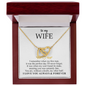 To My Wife - Alluring Necklace - I Love You Always & Forever - To My Queen - To My Wife Necklace Anniversary Gift For Wife - Romantic message for her - Gift for her him - Anniversary gift