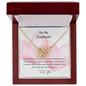 To My Soulmate - I Love You Necklace - To My Wife Necklace From Husband - To My Soulmate Necklace For Women - Valentines Day Gifts For Wife - Love Lock Necklace Handmade