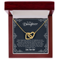 Daughter Gift From Dad Father Daughter Necklace Birthday Graduation Christmas Jewelry Gifts For My Beautiful Daugther Adult Daughter with Message Card and Gift Box, Gemstone, Cubic Zirconia