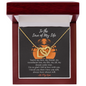 To The Love of My Life - LoveKnot - All My Love - Love Necklace for wife - To My Wife Necklace From Husband - To My Soulmate Necklace For Women - Birthday Gift for her