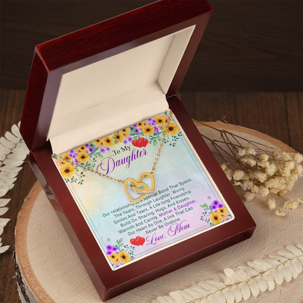 To My Daughter Necklace, Daughter Gifts From Mom, Gifts For Daughter From Mommy, Daughter Pendant Necklaces, Daughter Jewelry From Mama, Daughter Necklace Birthday Christmas Gifts