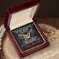To My Smokin' Hot Wife - Happy Mothers Day - Gets my motor runnin' - Love Knot - Necklace for wife - To My Wife Necklace From Husband