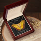 To My Daughter Meaningful Message Card Jewelry Box, Gift for Daughter's Birthday Graduation, Thoughtful for Her from Mom, Elegant Necklaces with Sentimental Message