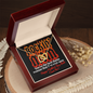 To My Wife Necklace - Valentines Day Gifts for Wife - Rockin' Mom You're the Best Damn Woman That I've Ever Seen - Happy Mother's Day - Gift for My Wife - Romantic Wife Gift - Mother's Day Gift