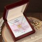 To My Soulmate - I Love You Necklace - To My Wife Necklace From Husband - To My Soulmate Necklace For Women - Valentines Day Gifts For Wife - Love Lock Necklace Handmade