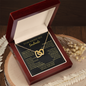 Gift For Your Soulmate - Your Presence Makes Me Complete - Love Knot - Valentines Day Gifts For Wife - Wife Birthday Gift - Anniversary Gift For Wife from Husband - Neckless Gift for your soulmate