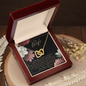 To My Wife Wedding Anniversary Gift -  To My Wife Necklace With Message Card - Anniversary Gift For Wife - To My Queen - Couple Necklace Set