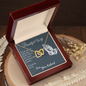 For My Beautiful Wife Love Your Husband, To My Soulmate Necklace For Women, Necklace For Wife From Husband, Diamond & Gold Necless for your Beautiful wife, Customize Couple Necklace