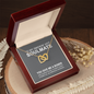 To My Smokin' Hot Soulmate - You Give Me A Boner - To My Wife Necklace From Husband - To My Wife Necklace With Message Card - Dirty Talk - Romantic Gift for wife