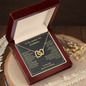 Gift For My Wife - Romantic Wife Gift - Wife Birthday Surprise - Golden colour Neckless for Beloved wife - Anniversary Gift For Wife - To My Wife Necklace From Husband - To My Soulmate Necklace For Women