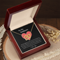 To My Wife Necklace - Romantic Gift for Wife - White Gold Pendant - My Soulmate - I Love You - Necklace - Valentine's day gift ,Gift for her him ,Anniversary gift - Necklace with love message for wife - Gift For Her