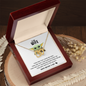 To My Wife - Yoda Best Wife In the Galaxy - To My Queen - To My Wife Necklace Anniversary Gift For Wife - Love knot Pendant Necklace - To My Wife Necklace - Valentines Day Gifts For Wife