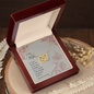 To My Wife Necklace - Sweetest Hearts for wife - Love Necklace for her- Birthday Gift for her - Anniversary Gift for her - Engagement Gift for her