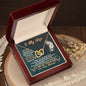 To My Wife I'll Be By Your Side Love Your Husband - To My Soulmate Necklace For Women - Wife Birthday Gift -  To My Wife Necklace From Husband - Anniversary Gift For Wife from Husband