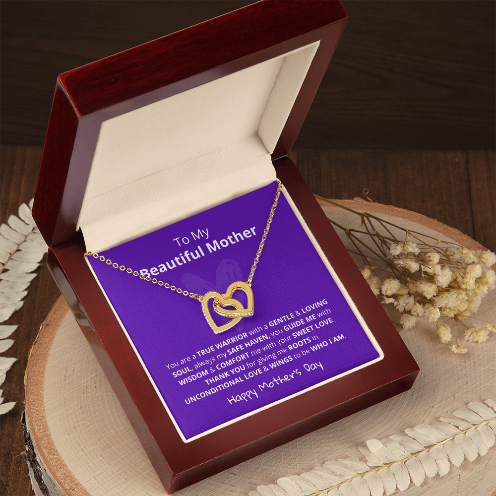 Happy Mother's Day Necklace – Best Gift for Mom, Elegant Jewelry for Mother, Keepsake Gift Idea for Mommy, Jewelry for Mom, Birthday Christmas Gifts With Heartfelt Message