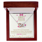 Happy First Mother's Day! I Love You So Much! - Gift For My Wife - Romantic Wife Gift - Neckless Gift with sweet messageGift - First Mother Gift for her - GIft for wifey - Diamond gift for her - Locket for her