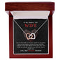 To My Smokin' Hot Wife - Gift For Wife - You Are Engine To My Life - Love Knot - To My Wife Necklace From Husband - To My Soulmate Necklace For Women - Gift for soulmate - Gift from Mechanic Husband