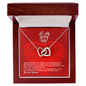 To My Lovely Wife - Forever Love Necklace - Love Your Husband - To My Wife Necklace With Message Card - Anniversary Gift For Wife - Heart  message card for wife