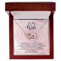 To My Wife Never forget how special you are to me. I Love You. Forever and Always - Love Neckalce for wife - Birthday Gift for wife - Anniversary - Gift for her