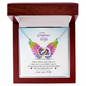 Love Your Husband - Card Gift for Wife from Husband Lover - To my Gorgeous Wife PRIDE - To My Beautiful Wife Necklace Boxed Jewellery - Nature's tiniest ballet dancer Wing's - Butterfly Design