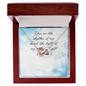 You Are The Rhythm Of My Heart - The Light Of My Soul - A Gift Of Life - Love Necklace for her - To My Queen - To My Wife Necklace Anniversary Gift For Wife