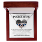Best police wife Gift - To My Police Wife - Keys To My Cuff - wife Necklace  - Love Knot Necklace for My Police Wife - Alluring Beauty Necklace for police wife