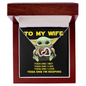 YODA ONE - MY WIFE - ELEGANT NECKLACE - To My Wife Yoda One I Met - Necklace for soulmate -  Love Design Necklace for her - Birthday Gift - Anniversary Gift
